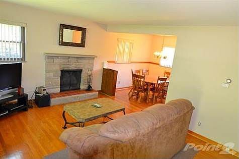 Hard wood floors. Open floor plan