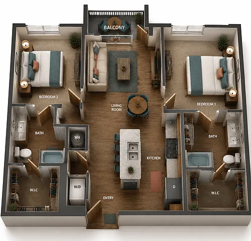 Floor plan B1