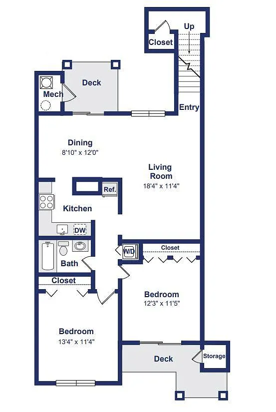 Floor plan Hickory-Available