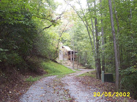 Drive to Cabin along creek on right side of road