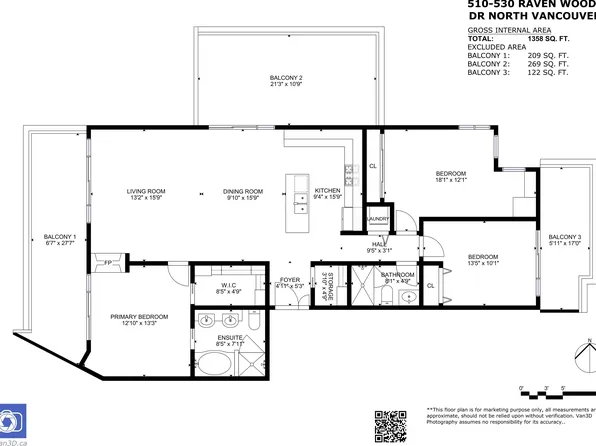 530 Raven Woods Dr #510, Burrard Inlet 3, BC V7G 2T5