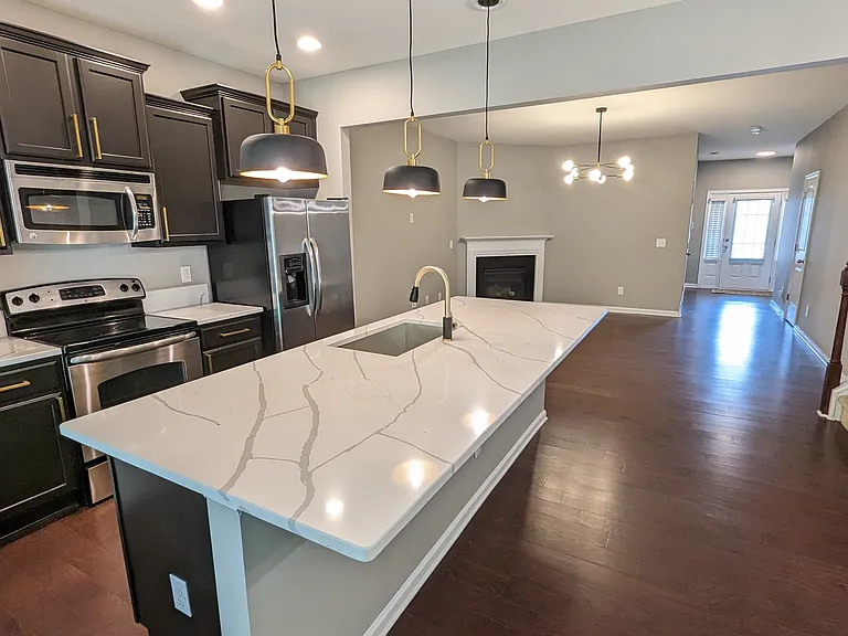 Kitchen and Living Room