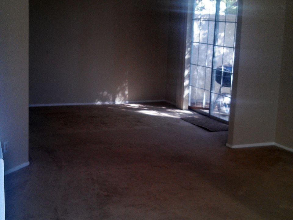 living & dining room with patio slider view