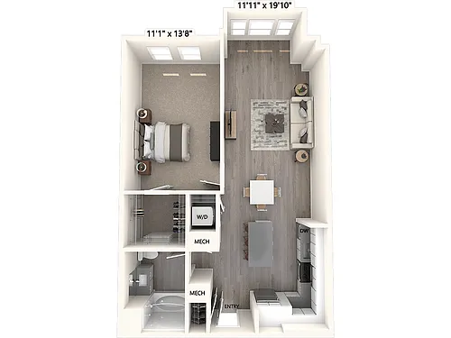 Floor plan A21U