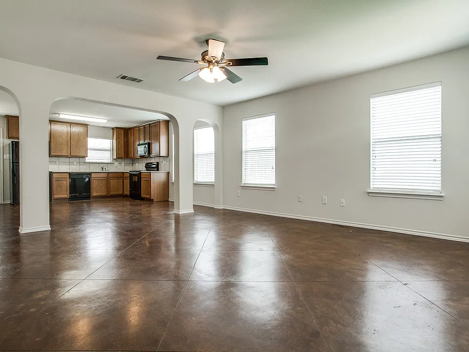 3127 Waits, Unit 103. Open between living room, dining room, and kitchen.