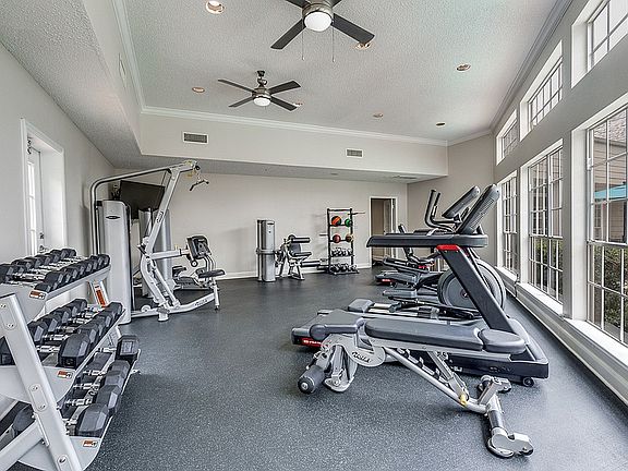 Weight Area in Fitness Center at Regatta Apartments