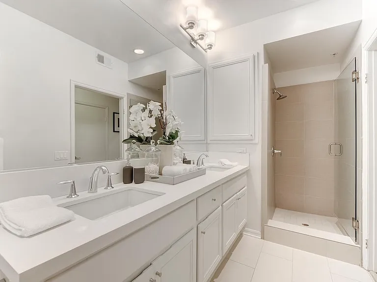 Primary bath walk-in shower