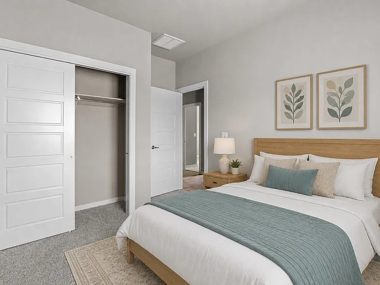 Virtually Staged Second Bedroom