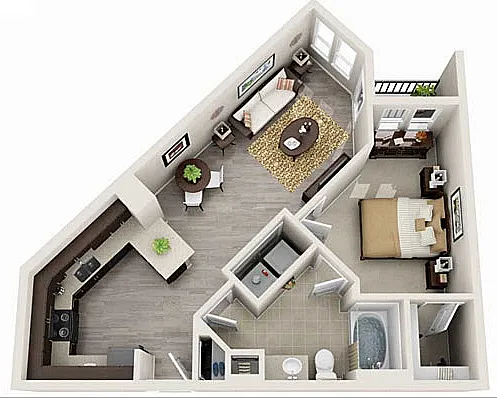 Floor plan A3 - Columbia