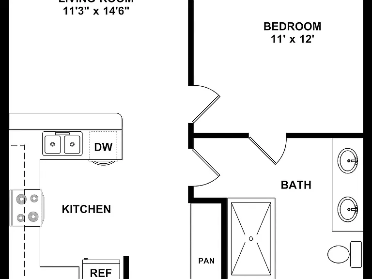 A2 Floor Plan W Dimensions A2 Floor Plan W Dimensions