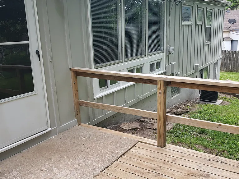 Backdoor on to deck