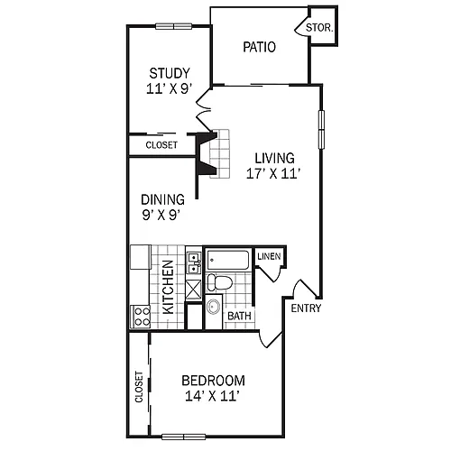 Floor plan D1