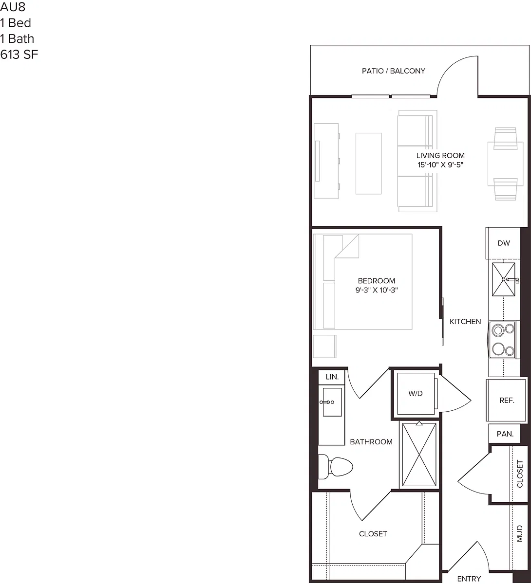 Floor plan AU8