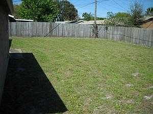 Large back yard view