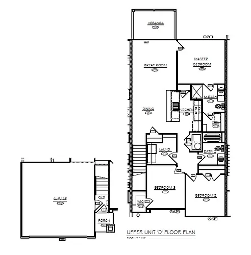 Floor plan Apartment Upper