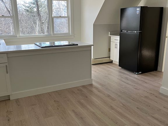 Kitchen as viewed from the living room section