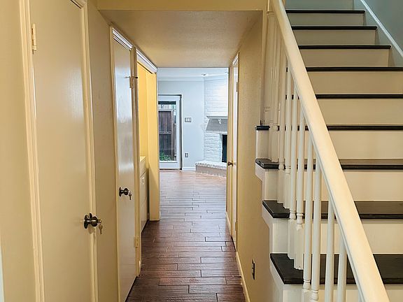 Entry hall. Two closets provide plenty of storage space.