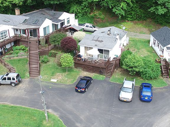 Arial view of houses