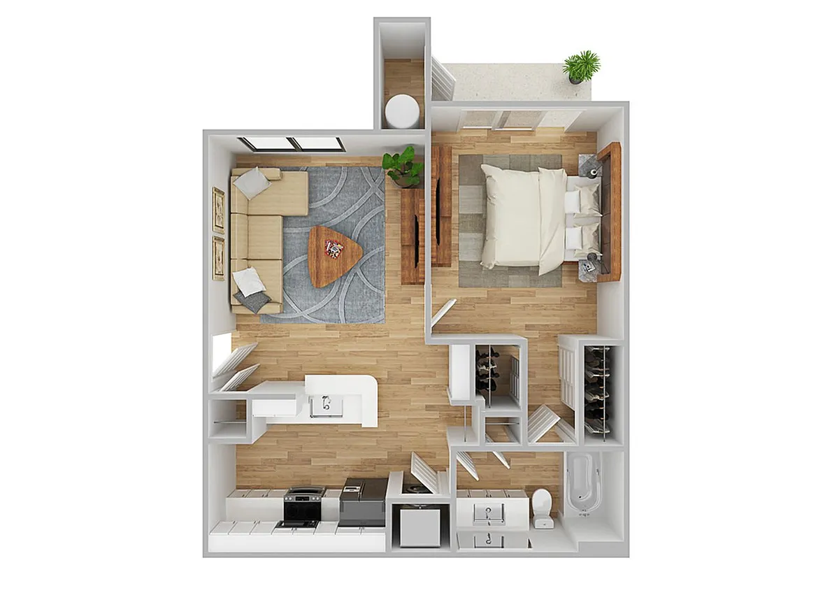 Floor plan Pearl | Renovated