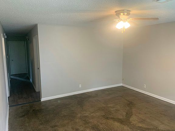 Living room front door view