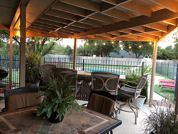 Covered patio