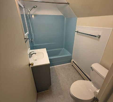 Newly updated bathroom.