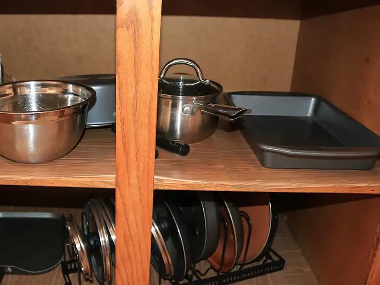 Cookware, pots and pans are provided in your kitchen (or bring your own).