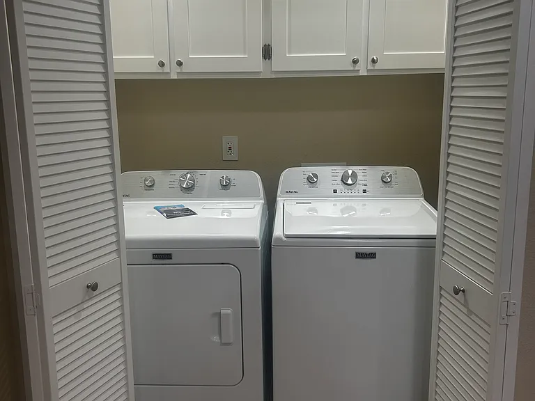 Some units with Washer/Dryers. On site Laundry also!