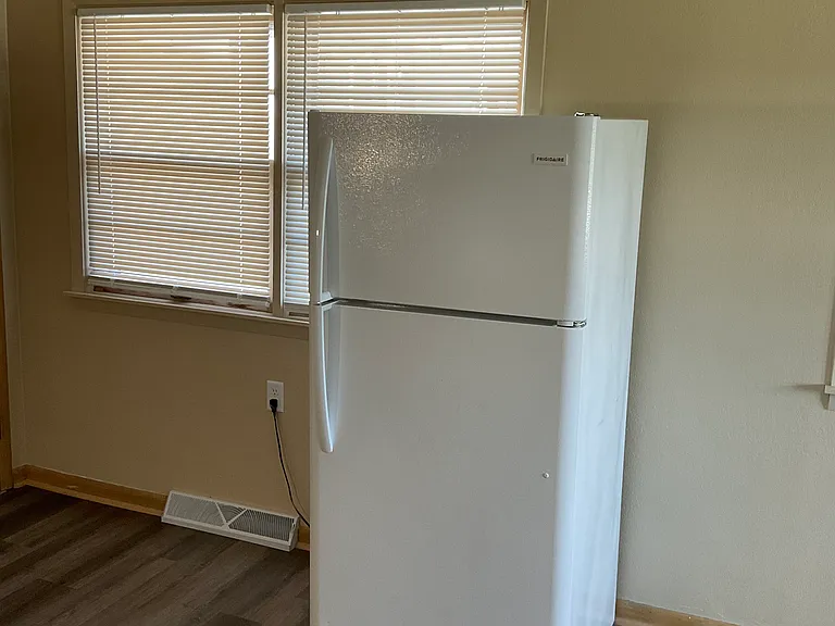 New refrigerator in kitchen