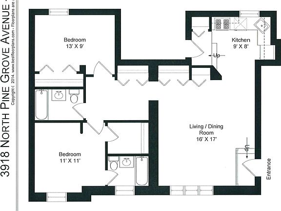 2nd image of 3922 N Pine Grove Ave APT G