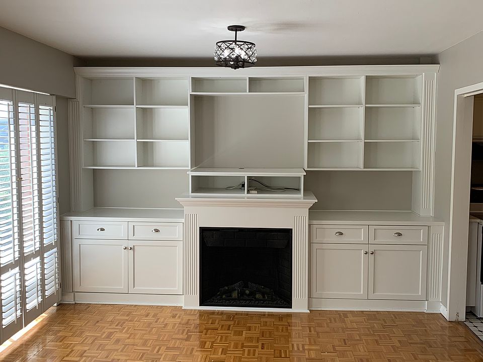 custom built shelves f/p