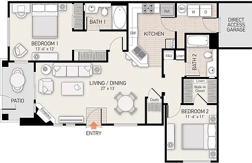 Floor plan Plan H