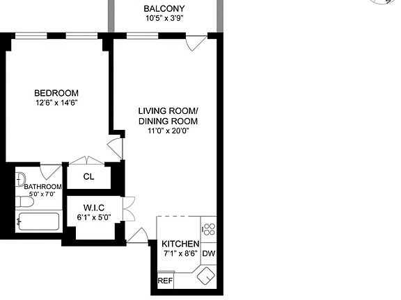2nd image of 186 W 80th St APT 8B
