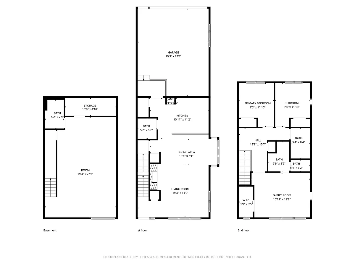 Floor plan 3 Bedroom 4 Bath
