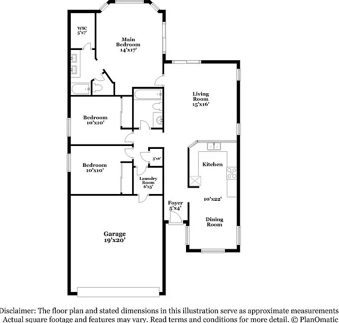 3 bed, 2.0 bath, 1326 sqft, $1,665 — Photo 2