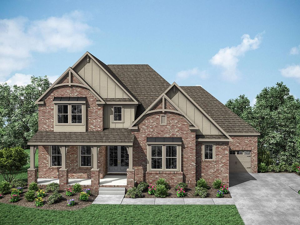 custom home with front porch