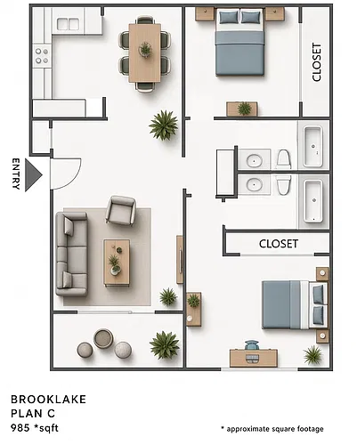 Floor plan Plan C