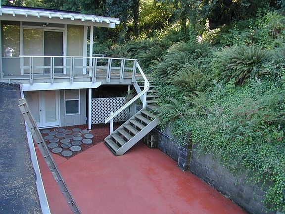 Rear patio