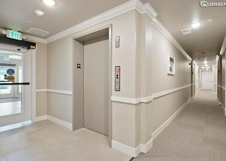 Accessible condo building with elevator as well as stairs