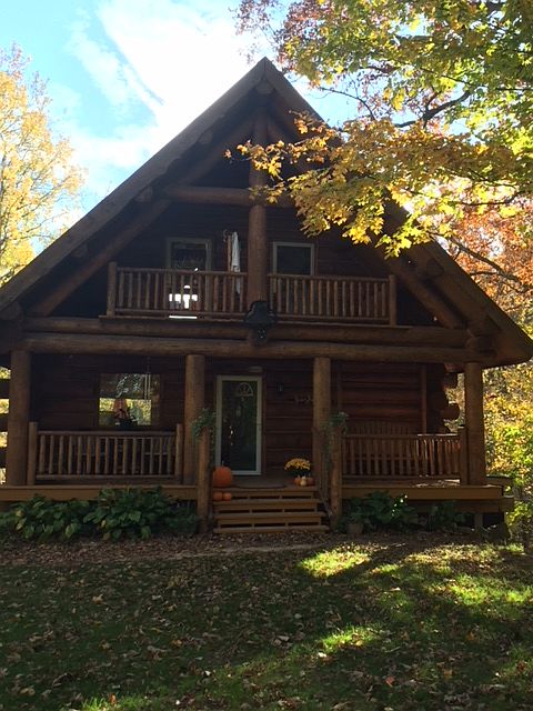 Log Cabin Main Entrance
