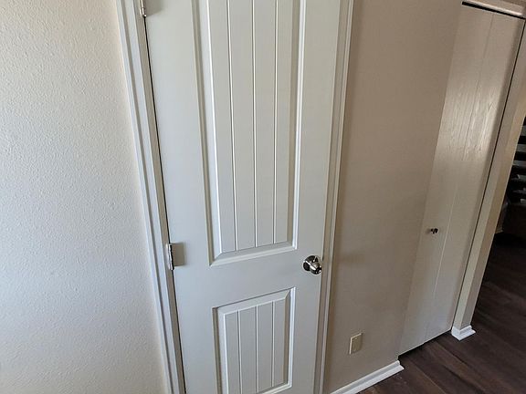 One of the new doors - entry to the half-bath