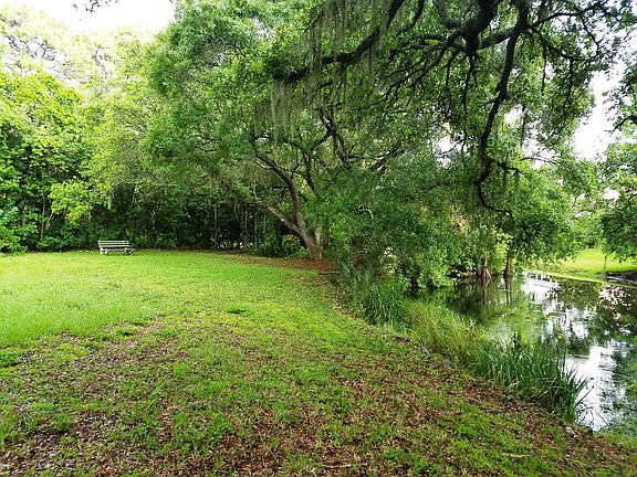 Back yard overlooking lake..