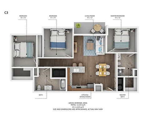 Floor plan C3