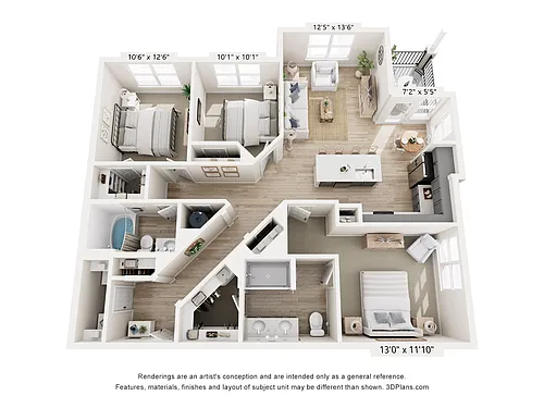 Floor plan Teebox