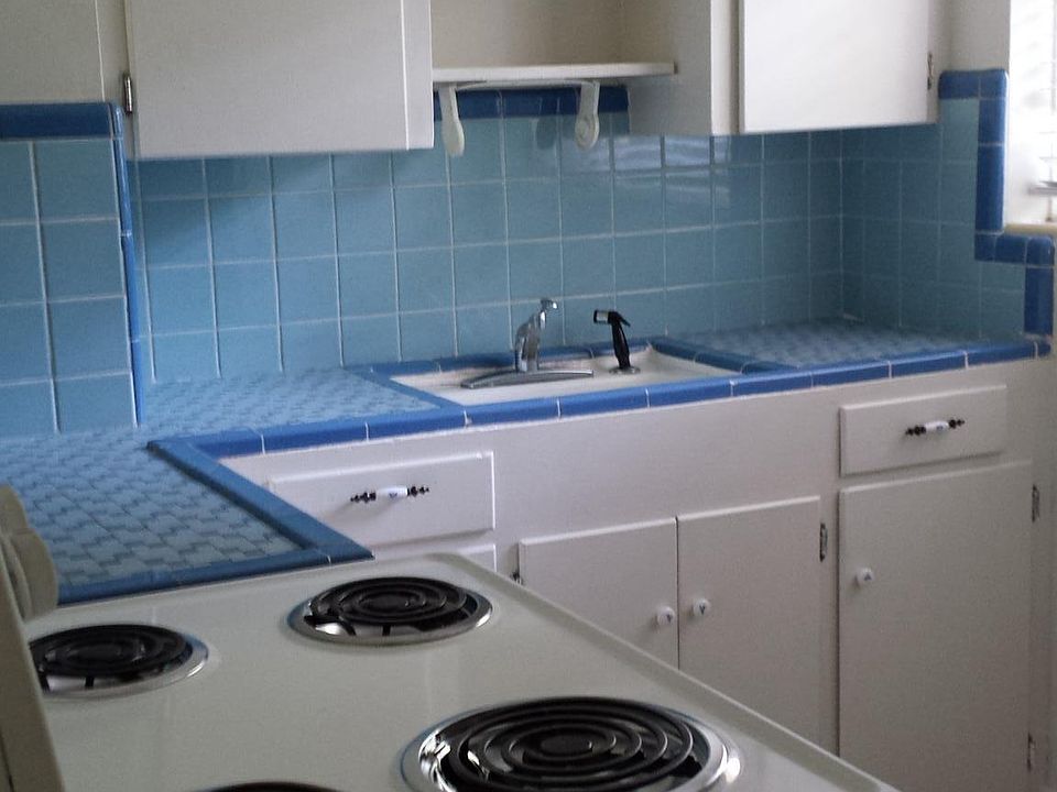 Kitchen with original tile 