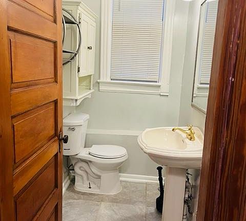 lower level bathroom
