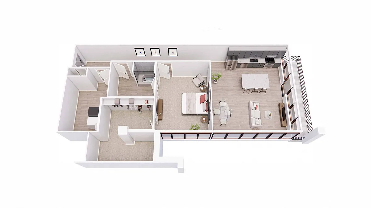 Floor plan 1B4