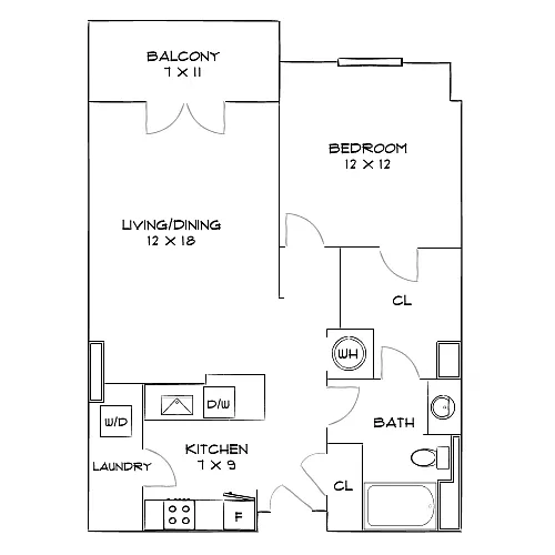 Floor plan Design 1A