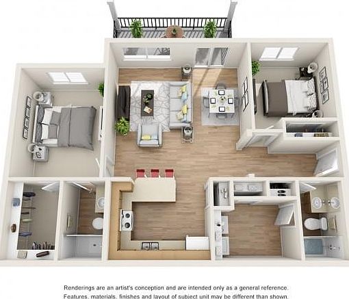 Floor Plan 2x2