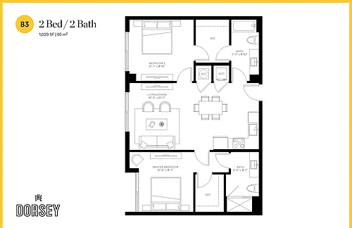 Floor plan B3